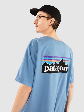 Patagonia P-6 Logo Camiseta azul