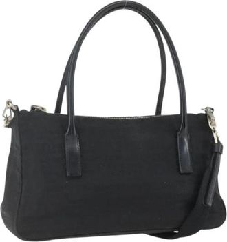 Prada Pre-owned Vintage Handtas - Dames - Vintage Handtas - Zwart - ONE Size - Leer - Vintage