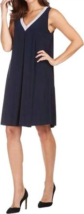 Frank Lyman Design Nova Mini Dress In Navy And Crystal