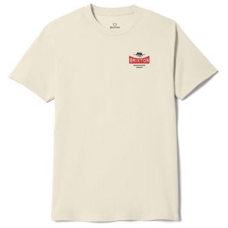 Brixton Pinnacle S/S Standard T-Shirt f&uuml;r Herren | beige