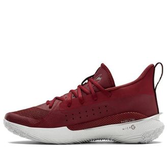 Under Armour Curry 7 Team Cardinal White 3023838-607