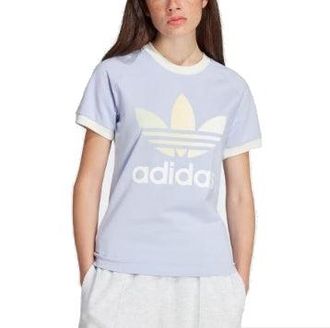 adidas (WMNS) adidas Originals Gradient Cali T-Shirt Asia Sizing Purple White IT9822