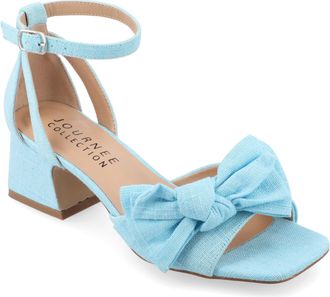 Journee Collection Women & apos;s Zevi Medium and Wide Width Dress Sandals