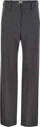 Brunello Cucinelli Mujer, Pantalones, Gris, Talla: M