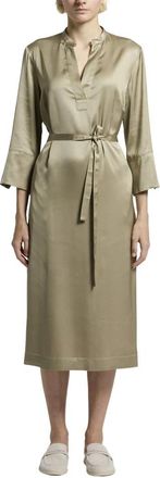 PESERICO Midi Jurk - Dames - Casual kleedjes - Groen - XL - Kleedjes