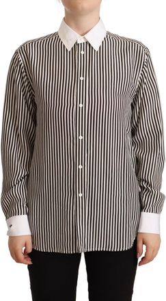 Polo Ralph Lauren Striped Long Sleeves Colla Womens Top (Pre-Owned)