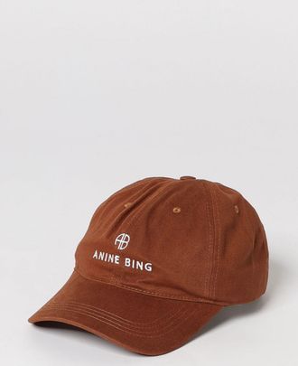 Anine Bing Cappello Jeremy Anine Bing in twill di cotone con logo ricamato