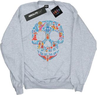 Disney Heren Coco Schedelpatroon Sweatshirt (Sportgrijs)
