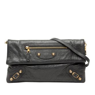 Balenciaga Pre-owned Balenciaga Lambskin Motocross Giant 12 Envelope Clutch With Strap Ladies FHC6SUG9ISF2CCEQ