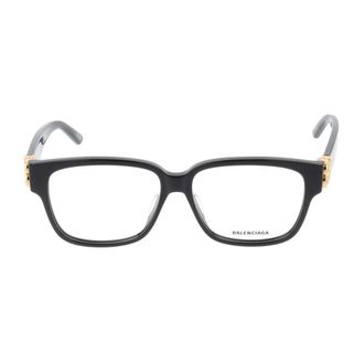 Balenciaga Glasses, female, Black, Size: 56 MM Square Glasses