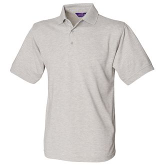 Henbury Mens Short Sleeved 65/35 Pique Polo Shirt (XL) (Heather Grey)