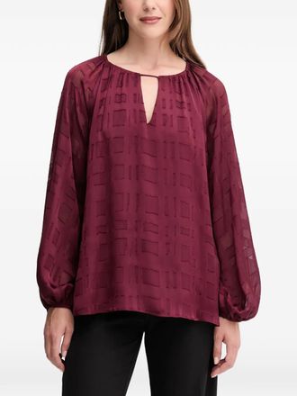 Joseph Ribkoff Blusa a maniche lunghe - Rosso