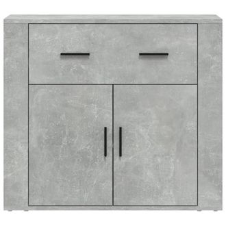 Berkfield Home Sideboard Concrete Grey 80x33x70 cm Engineered Wood | Size: 80 x 33 x 70 cm