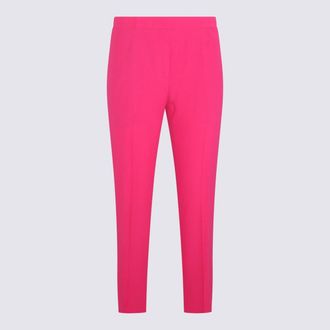 Alexander McQueen Pink Viscose Blend Trousers