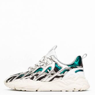 Roberto Cavalli Chunky Lace-Up Sneakers, Brand Size 37 ( US Size 7 )