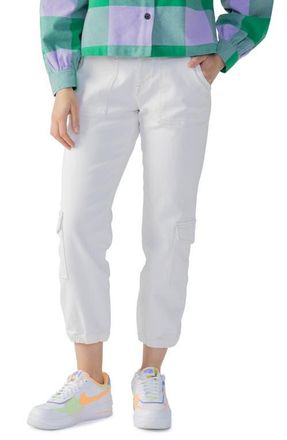 Sanctuary Brooklyn Crop Stretch Cotton Cargo Joggers in Wntw at Nordstrom, Size 29