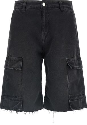 44 Label Group Cargo Short - Heren - Denim shorts - Zwart - M - Katoen - Korte Broeken