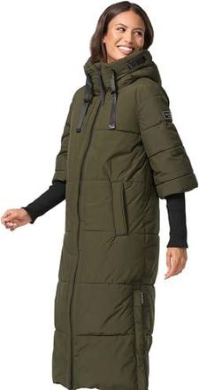 Manteau D'hiver Femme Navahoo Wooly - Style Trench Parka, Coupe Cintrée, Doublure Brillante - Taille XS à 3XL