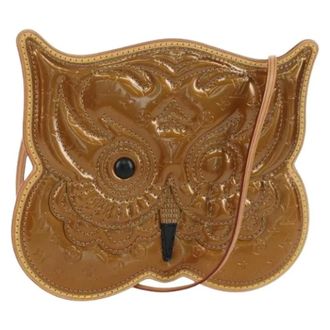 Louis Vuitton Pre-owned Cross Body Bags, female, Brown, Size: ONE SIZE Pre-owned Vintage Patent Leather Shoulder Bag