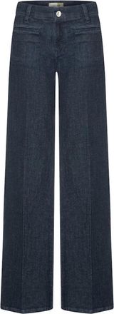 Cambio Jeans, Dames, Blauw, S, Katoen, Wide Leg Jeans