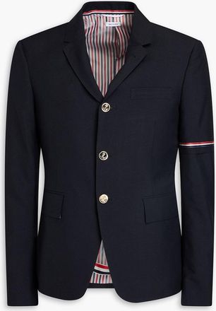 【関税込み】thom browne SINGLE-BREASTED SEERSUCKER BLAZER Thom Browne Seersucker single-breasted Blazer | Grey | FARFETCH