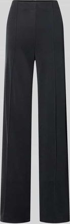 Jake*s Hose aus Modal-Mix mit L&auml;ngsn&auml;hten in Black, Gr&ouml;&szlig;e XXL