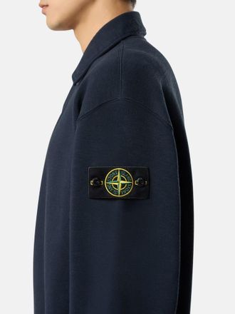 Stone Island Collared Cotton Polo - Navy