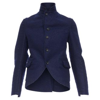 Comme Des Gar&ccedil;ons Comme Des Garcons felt high collar cropped jacket