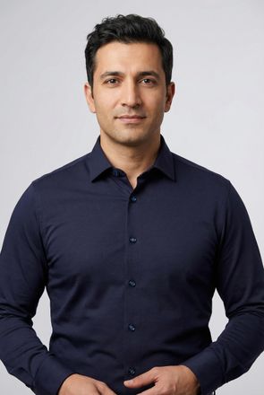 Olymp Businesshemd OLYMP No. Six 24/Seven super slim, Herren, Gr. 36, N-Gr, blau (marine), Web, Obermaterial: 92% Baumwolle, 8% Elasthan, sehr schmal, Hemde