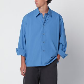 STUDIO NICHOLSON Camicia Hal blu in cotone