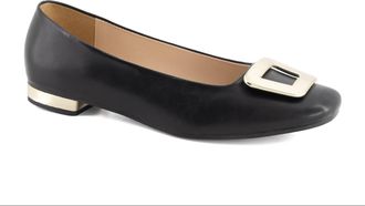 Andrea Womens Low Block Heel In Black
