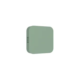Zafferano Roller Lampada Da Parete Led Per Esterni Ed Interni In Alluminio Pressofuso Color Salvia Con Doppia Emissione Luminosa Orientabile Ip54 10.5w 3000k