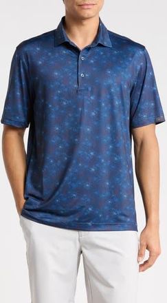 Greg Norman Heritage Fireworks Performance Polo in Navy at Nordstrom Rack, Size Xx-Large