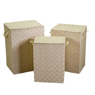 Vacchetti Vacchetti - Caja De Poli&eacute;ster Crema Forrada 1-3 Rectangular 40x30x55 Cm