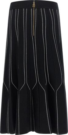Elisabetta Franchi Origami Skirt - Black