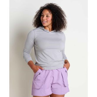 Toad & Co Womens Swifty Long Sleeve Hoodie in Light Ash at Nordstrom, Size X-Small