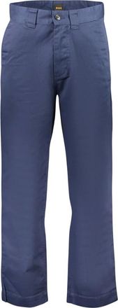 HUGO BOSS Heren, Broeken, Blauw, Maat: W31 L32 Katoen