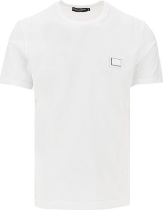 Dolce & Gabbana Logo plate T-shirt Man 46