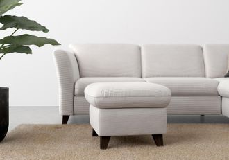 HOME AFFAIRE Polsterhocker »Trelleborg« Cord-Bezug, mit Staufach, inkl. Federkern-Polsterung