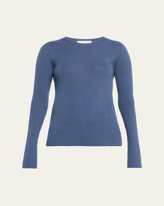 Michael Kors Hutton Ribbed Crewneck Cashmere Pullover