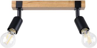 Wonderlamp Regleta Nora Negro, 2 Luces