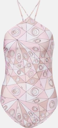 Pucci Occhi open-back swimsuit