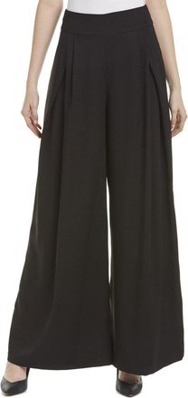Gracia Wide Leg Solid Palazzo Flowy Pants