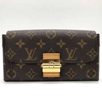Louis Vuitton Brown Monogram Monogram Long Wallet (Bi-Fold) (Pre-Owned)