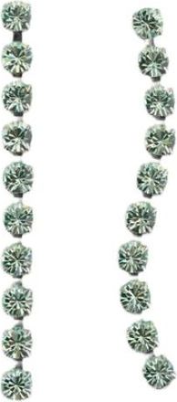 Forte_Forte Earrings, female, Green, Size: ONE SIZE Crystal Pendent Earrings