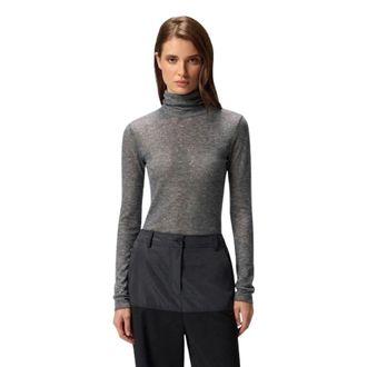 Pinko Pinko - Moss Sweater - Dames - Truien - Grijs - Maat: S Wol
