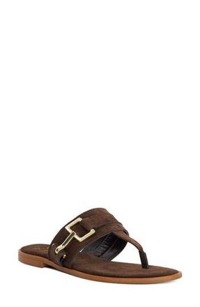 Dune London Lotica Sandal in Brown Suede at Nordstrom Rack, Size 10Us / 40Eu