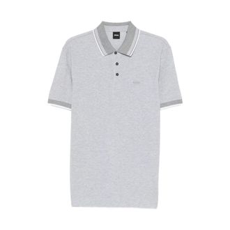 HUGO BOSS Polo Shirts, male, Gray, L, Jumper Boss