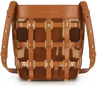 Elisabetta Franchi Bucket Bag - Dames - Schoudertassen - Bruin - ONE Size - Leer - Tassen