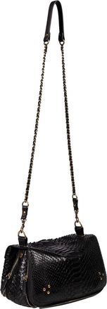 Jerome Dreyfuss Tassen, Dames, Zwart, ONE Size, Leer, Bobi Crossbody Tas